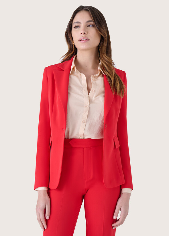 Giacca Giselle in cady ROSSO TULIPANO Donna null