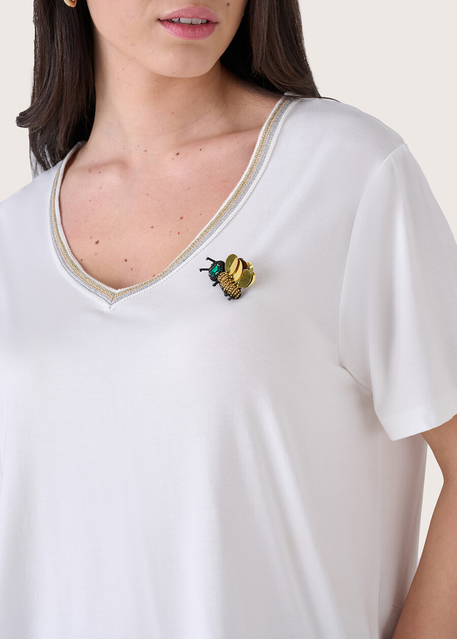 Susy ecovero t-shirt BIANCO ORCHIDEA Woman , image number 2
