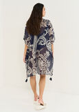 Kaftano Berenice stampa cashmere BLU Donna immagine n. 3