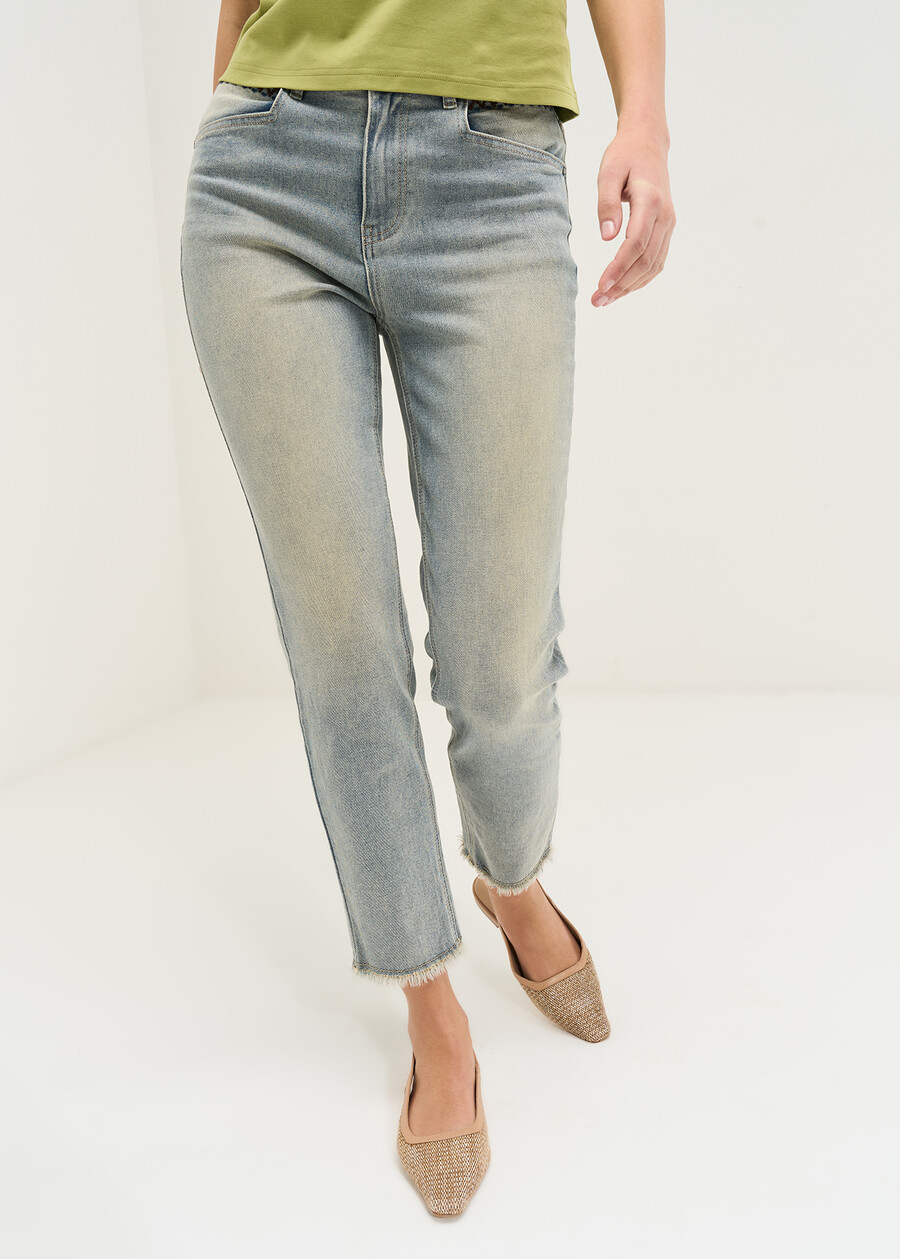 Kate skinny denim capri pants DENIM LIGHT DENIM Woman , image number 2