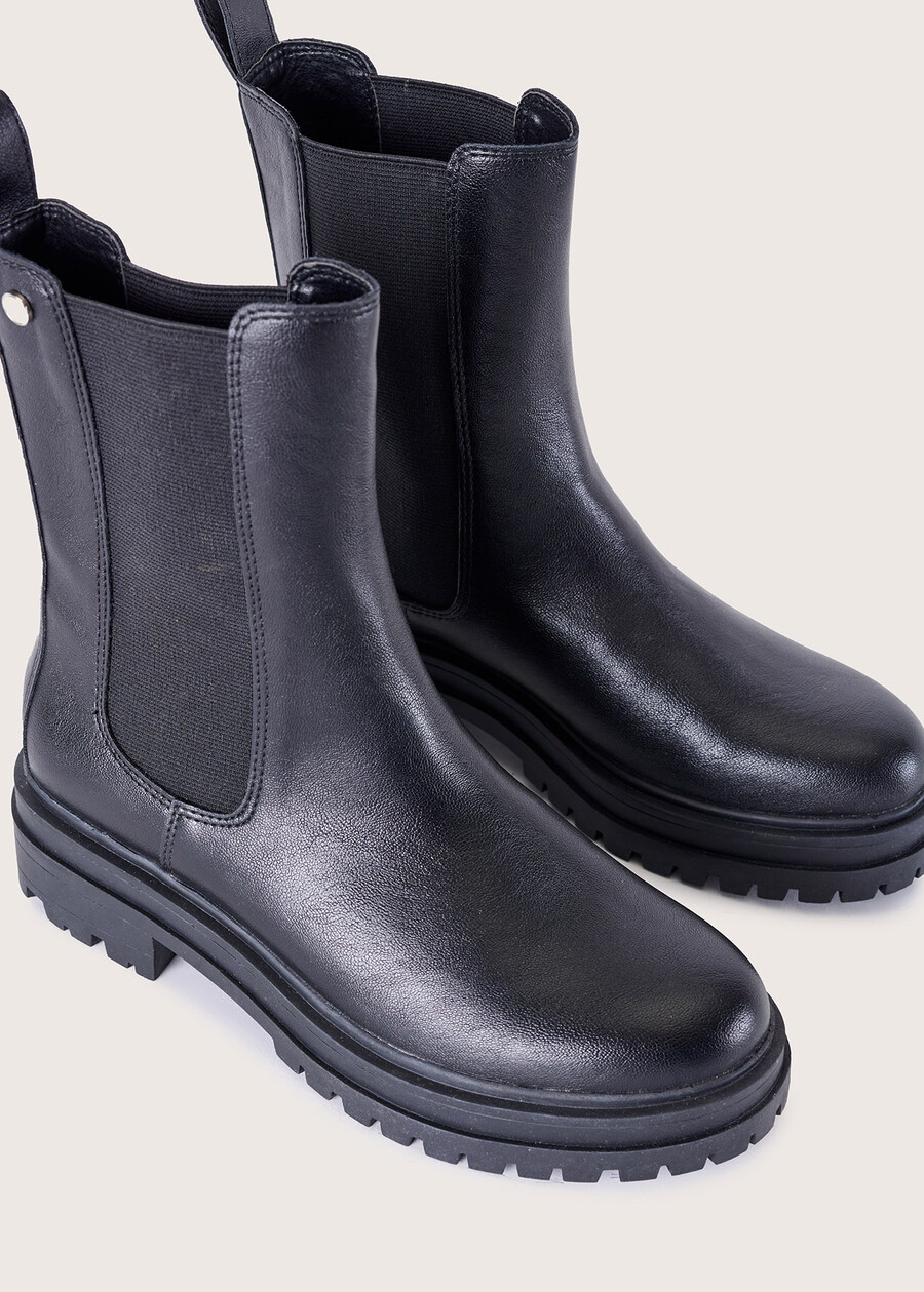 Selvaggia eco-leather ankle boot NERO BLACKMARRONE TIERRA Woman , image number 2