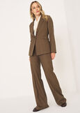 Giasmine checked blazer MARRONE TERRA Woman image number 5