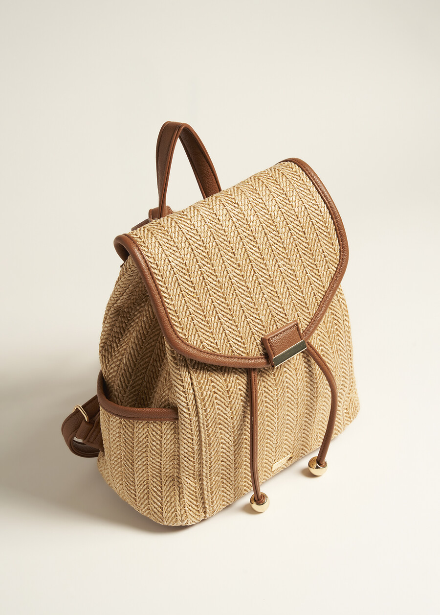 Zaino Bilbak In Paglia BEIGE Donna , immagine n. 2
