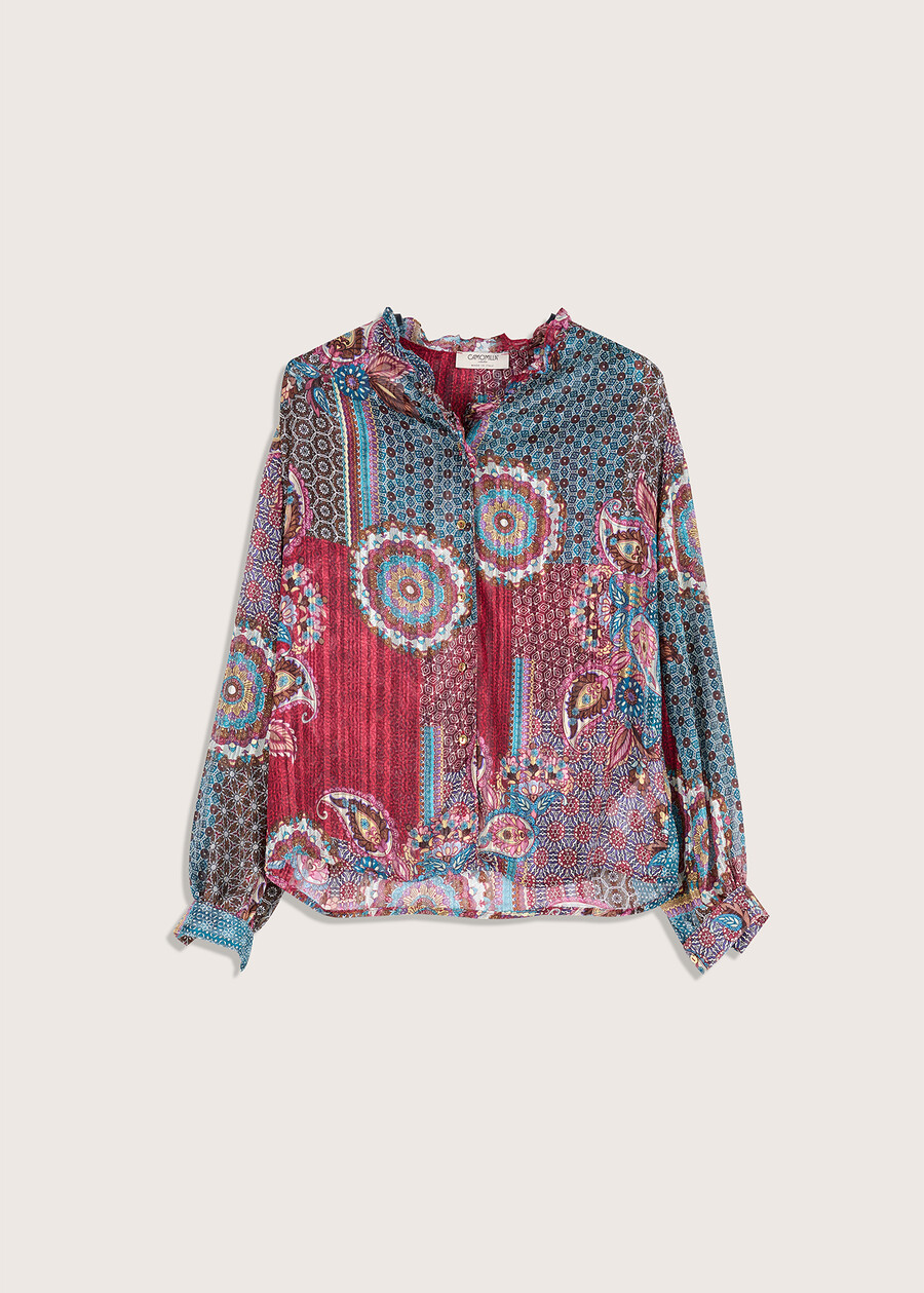 Carolyna gipsy print blouse, Woman  , image number 3