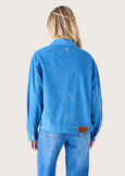 Giubbotto Gigi in 100% velluto di cotone BLU AVION Donna immagine n. 4