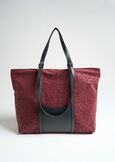Shopping bag Biky animalier ROSSO BORDEAUXNERO Donna immagine n. 3