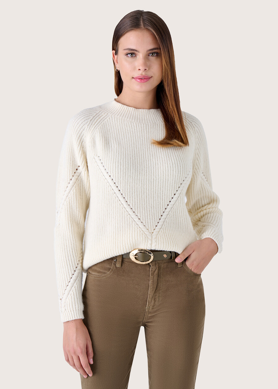 Maglioncino traforato Salza ROSA SILK Donna , immagine n. 2