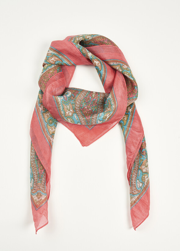 Foulard Semir 100% seta ROSSO GERANIO Donna null