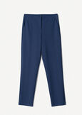 Pantalone Alice-F in screppino BLU MIDNIGHTVIOLA VINACCIA Donna immagine n. 6