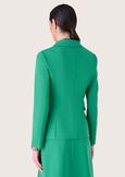 Giacca Cindy in tessuto screp VERDE GARDENBLUE OLTREMARE  Donna immagine n. 3