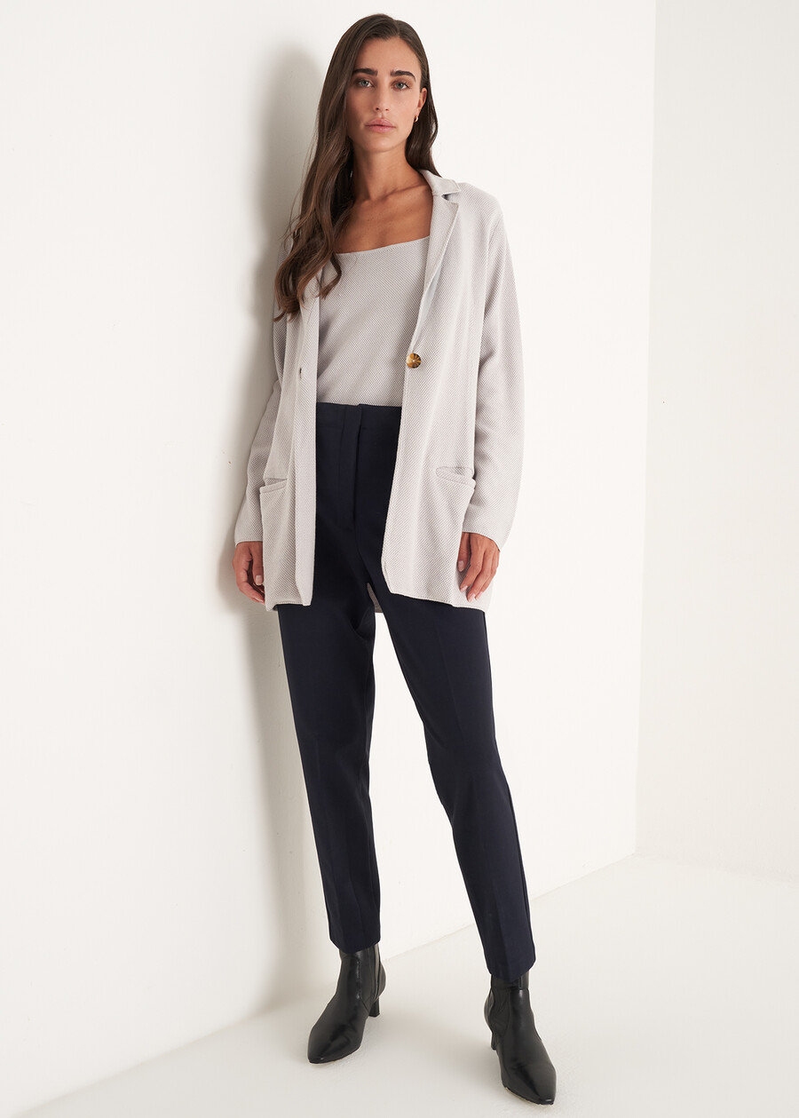 Cardigan giacca Cloe MARRONE CAFFEGRIGIO PERLA Donna , immagine n. 4