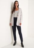 Cardigan giacca Cloe MARRONE CAFFEGRIGIO PERLA Donna immagine n. 4