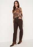 Jeans KateJ cinque tasche MARRONE CAFFE Donna immagine n. 1