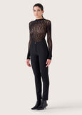 Pantalone Claudia in tessuto tecnico NERO BLACK Donna immagine n. 1