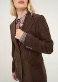 Giacca Gabriela in velluto MARRONE Donna immagine n. 2