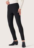 Pantalone Kelly in tessuto screp NERO BLACK Donna immagine n. 2