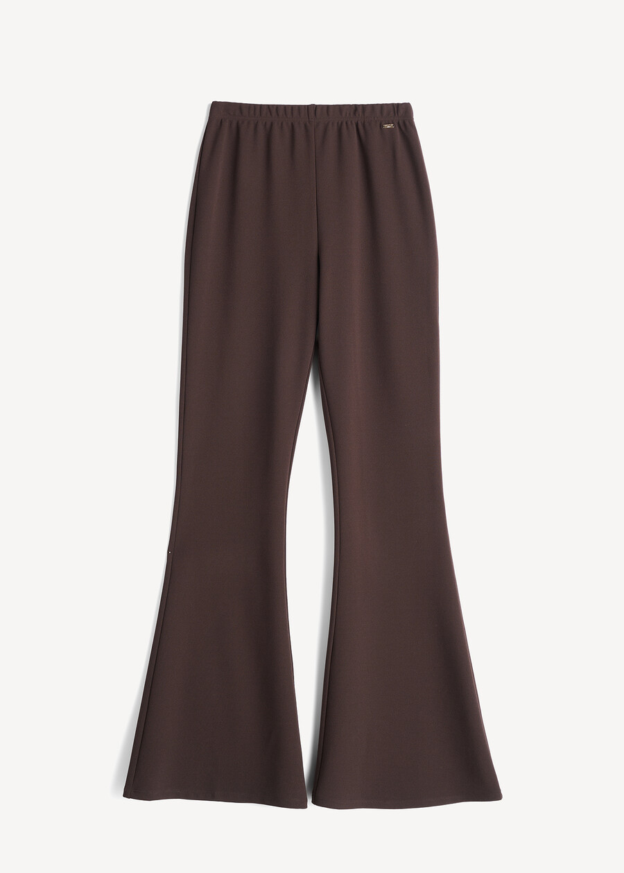 Pantaloni Victoria a zampa ROSSO BORDEAUXVERDE GARDENMARRONENERO Donna , immagine n. 6