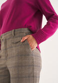 Pantalone Pilar check GRIGIO GREY Donna immagine n. 5