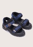 Sandalo Sandras con suola carrarmato BLUE OLTREMARE  Donna immagine n. 1