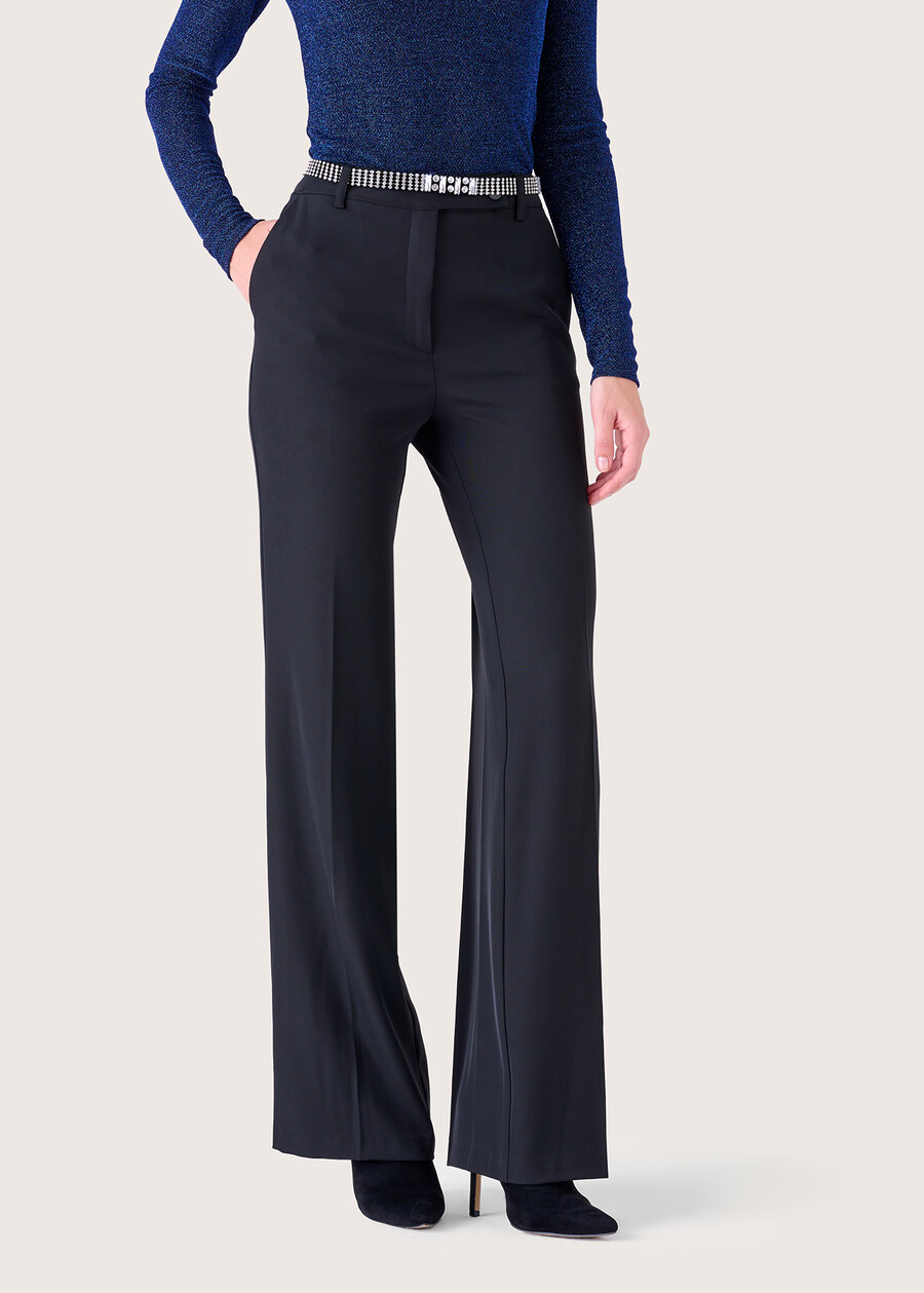Pantalone Ashley in cady NERO BLACK Donna , immagine n. 3