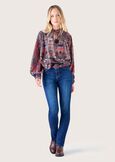 KateJ cotton denim trousers DENIM Woman image number 1