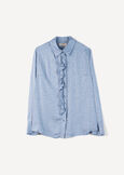 Camicia Clarissa con rouches GRIGIO Donna immagine n. 5