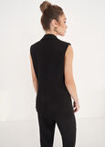 Gilet Gile Monopetto Con Tasche BIANCO WHITENERO BLACK Donna immagine n. 3