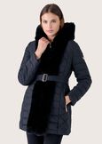 Pica long down jacket NERO BLACKBEIGE GESSO Woman image number 1