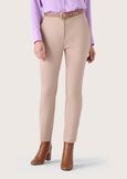Alice polyviscose trousers BEIGE CAMMELLOGRIGIO MEDIUM GREY Woman image number 4