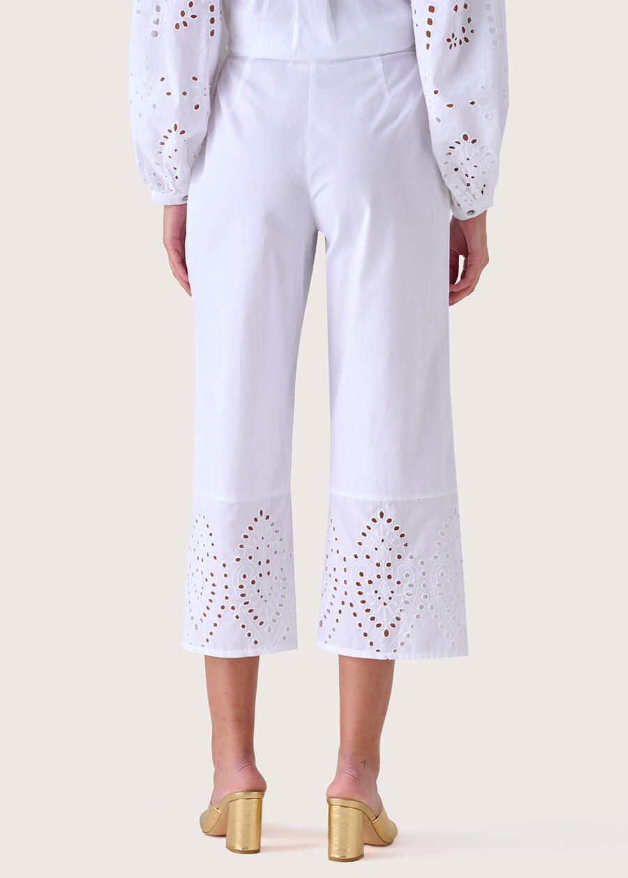 Pinocchietto Polty 100% cotone BIANCO Donna , immagine n. 5