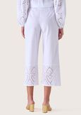 Pinocchietto Polty 100% cotone BIANCO Donna immagine n. 5