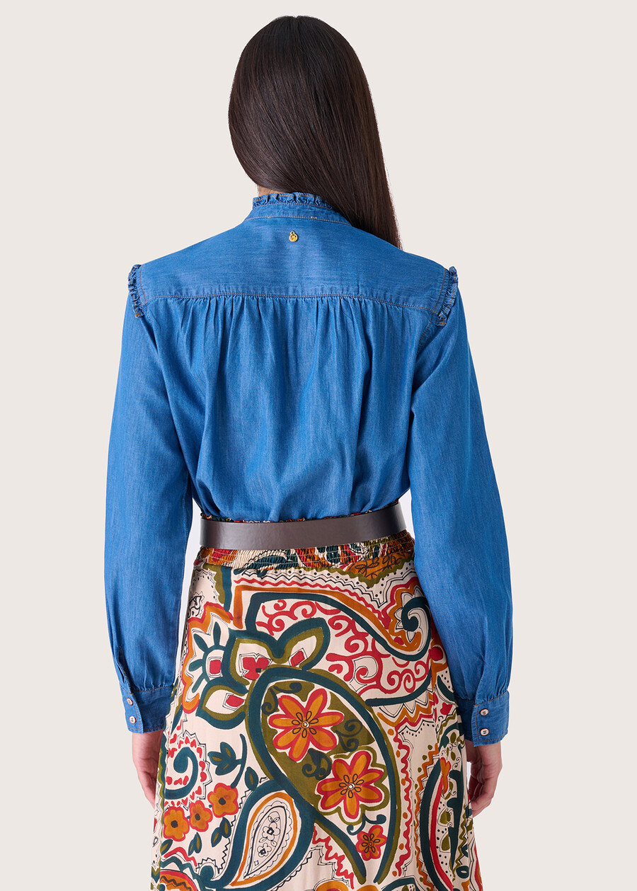 Blusa Colas 100% denim di cotone DENI DENIM Donna , immagine n. 3