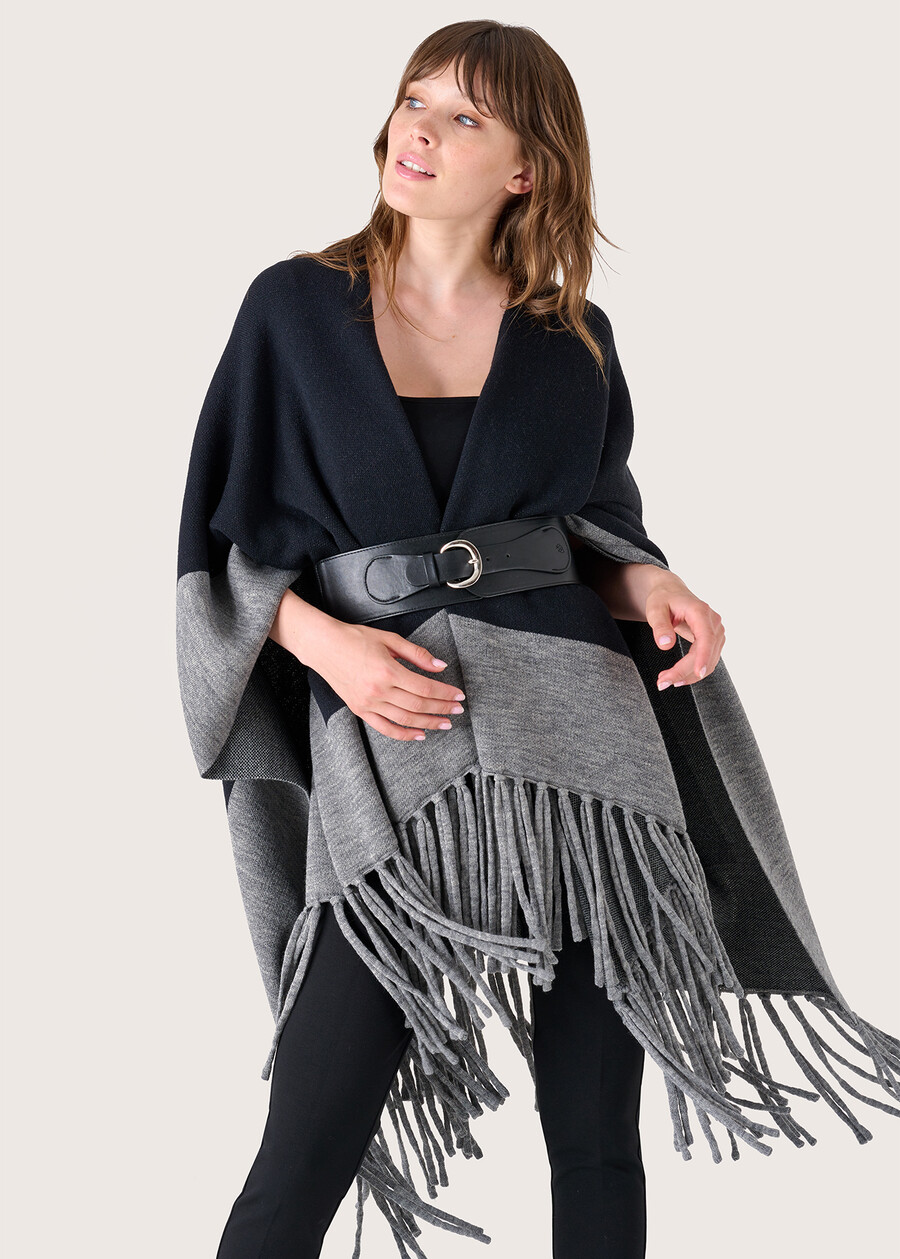 Marilyn cape with fringe, Woman  