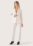 Pantalone Alice in tessuto tecnico NERO BLACKBEIGE GESSOBLU Donna immagine n. 2