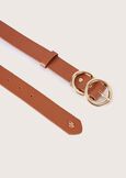 Clelia eco-leather belt MARRONE SUGHERO Woman image number 3