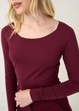 T-shirt Susanna scollo tondo ROSSO BORDEAUXVERDE GARDENMARRONE Donna immagine n. 2
