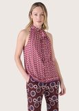 Totem viscose top ROSSO CHIANTI Woman image number 1