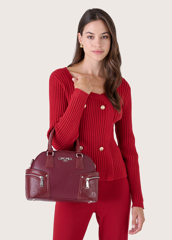Bauletto Brezza in ecopelle ROSSO BORDEAUX Donna null