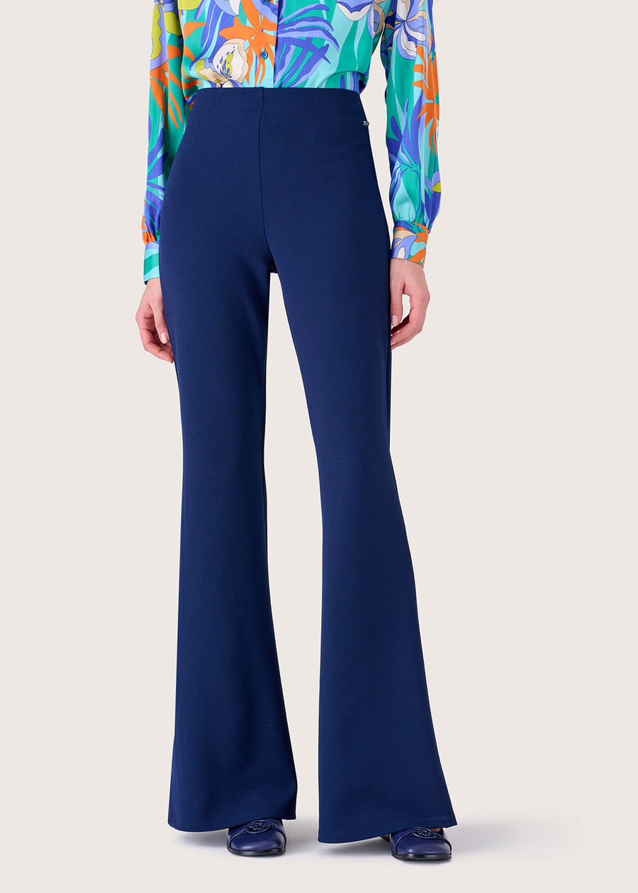Pantalone a zampa Victoria BLUE OLTREMARE  Donna , immagine n. 2