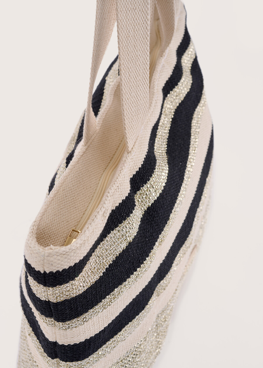Borsa shopping Bachisia in canvas  Donna , immagine n. 2