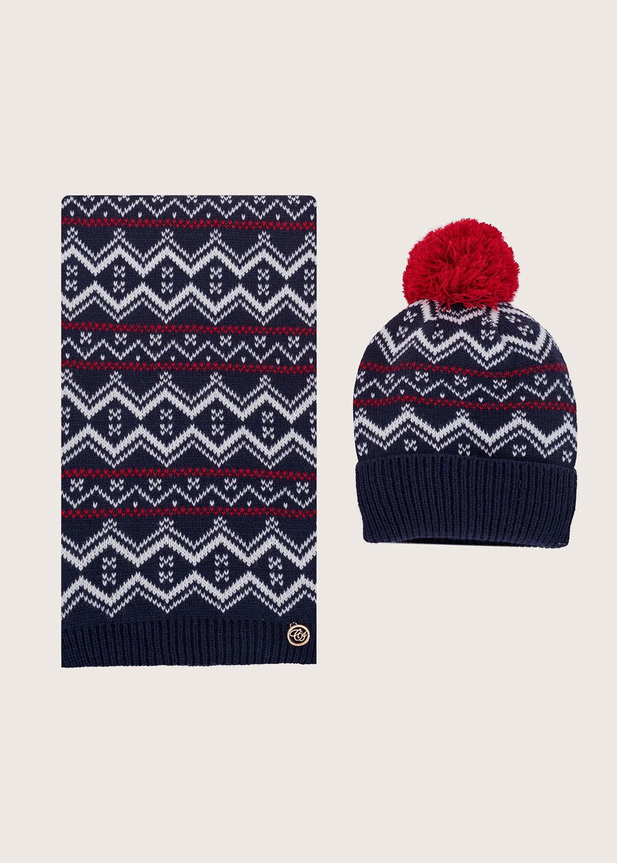 Sciarpa Snow stile norvegese BLU LAGUNA Donna , immagine n. 4