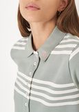 Polo Piquet in cotone pettinato VERDE SALVIANERO BLACK Donna immagine n. 2