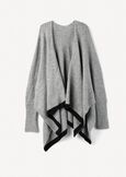 Mantella Melanie con bordo a contrasto GRIGIO MEDIUM GREYBEIGE TAUPE Donna immagine n. 5