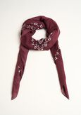 Foulard Sailey stampa cashmere ROSSO BORDEAUX Donna immagine n. 2