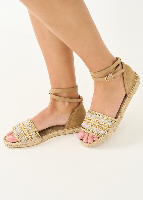 Espadrillas Silvy ricami oro GOLD Donna null