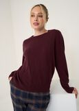 Maglia Marty treccia Laboratorio ROSSO BORDEAUXVERDE Donna immagine n. 1