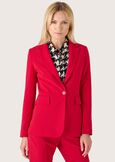 Cindy technical fabric blazer ROSSO CARPET Woman image number 1