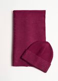 Gift Idea – Rhinestone-Detail Scarf e Matching Bea ROSSO MAGENTA Woman image number 5