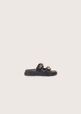 Somi sandal with stones NERO BLACK Woman image number 4
