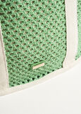 Borsa shopping Bossa in ecopelle VIOLA MAGENTAVERDE GARDEN Donna immagine n. 4